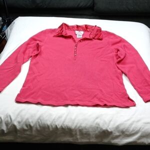 Quacker Factory womens collared sweater